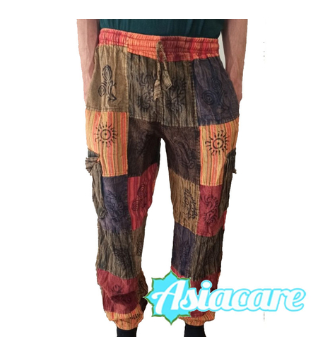 Абсолютно уникални: PATCHWORK style шалвари, унисекс с карго джобове