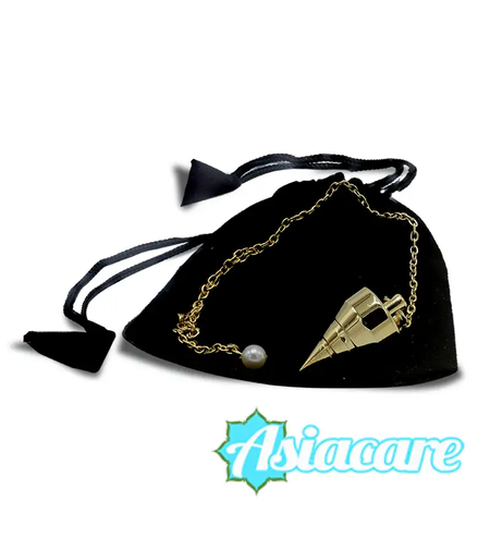 Радиестезично махало от позлатен месинг