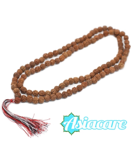 Рудракша мала - голяма молитвена броеница от 108 семена рудракша