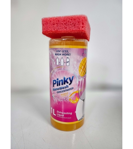 Веро PINKY за миене на съдове с гъба 1 L