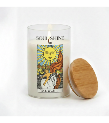 Таро свещ „Слънце“ аромат на черна орхидея