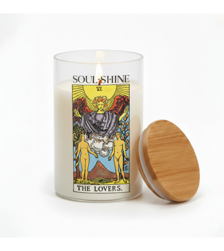 Таро свещ „Влюбените“ вдъхновен от Tom Ford – Black Orchid