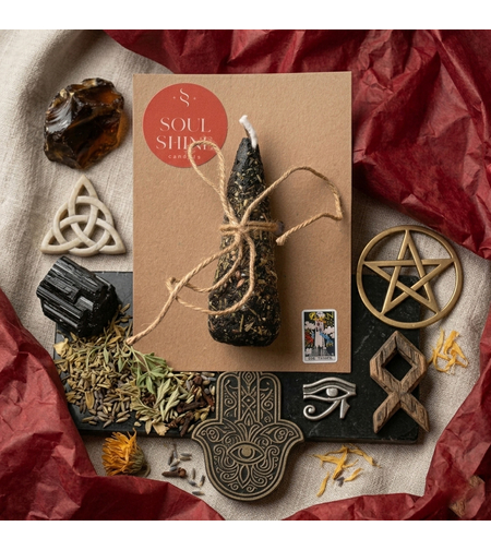 Езотерична свещ „Свещен щит“ – За защита и пречистване