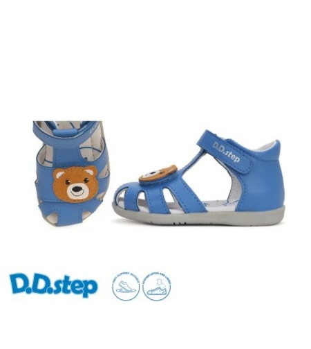 Детски сандали от естествена кожа D.D.Step – стабилна пета и гъвкаво ходило