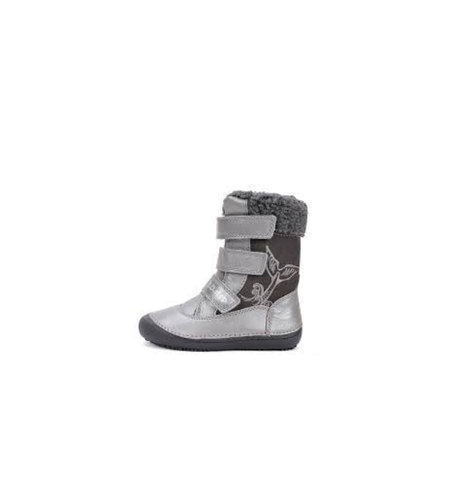 Детски зимни barefoot ботуши D.D.Step с естествена вълна w063-52534 25-30