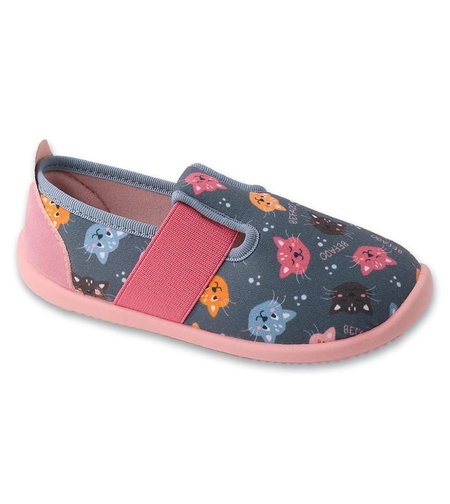 BAREFOOT пантофи Befado 901x020 за момиче с ластик