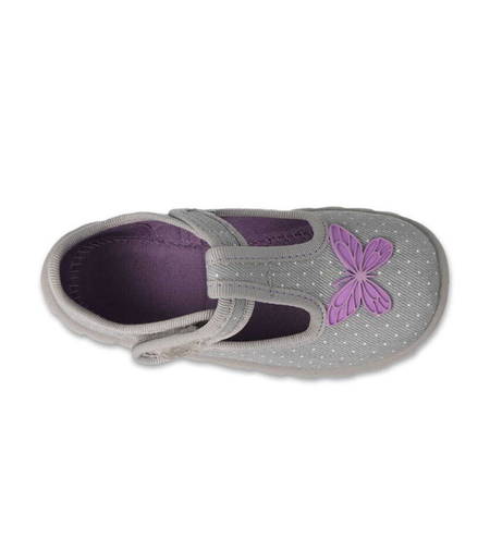 BAREFOOT Детски пантофи Befado със Soft B пяна 627p004 3D Цвете