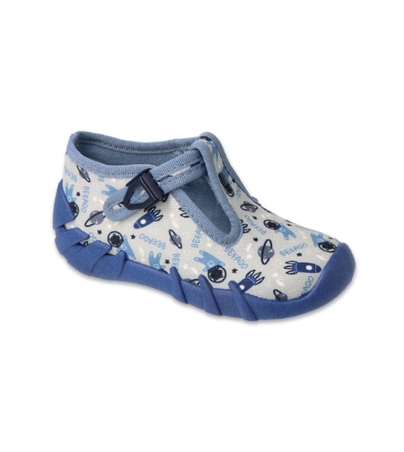 Анатомични пантофи Befado 110p481 за момче космос