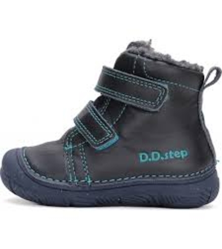 Детски зимни barefoot ботуши D.D.Step с естествена вълна w082-42385 25-30