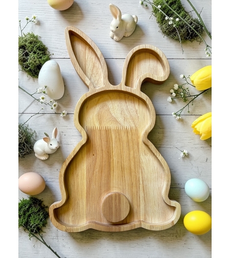 Дървен поднос модел 5