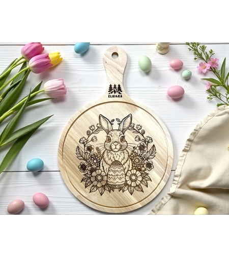 Дървен поднос 