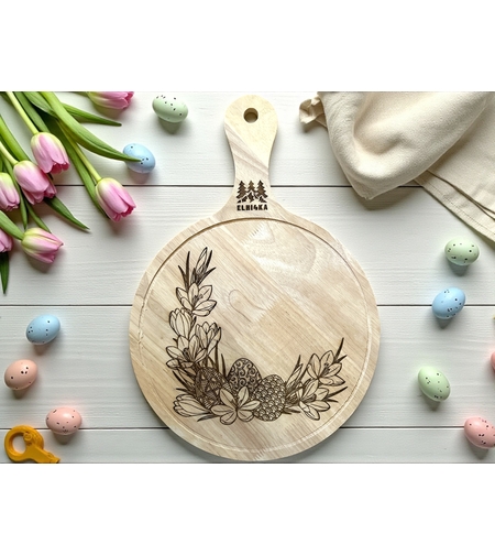 Дървен поднос 