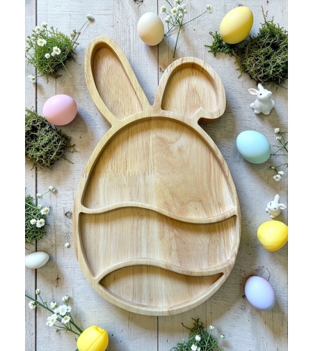 Дървен поднос модел 7