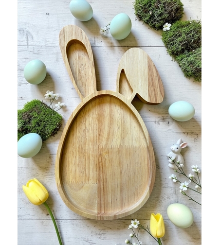 Дървен поднос модел 2