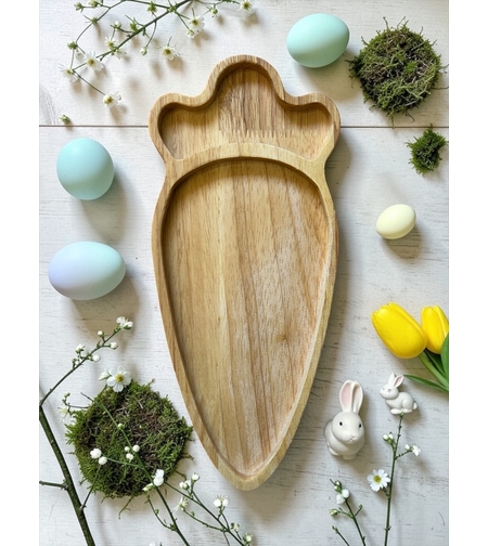 Дървен поднос модел 6