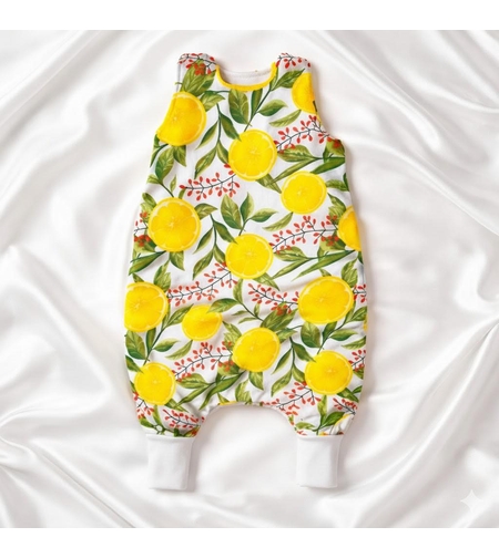 бебешки спален чувал с крачета лимони