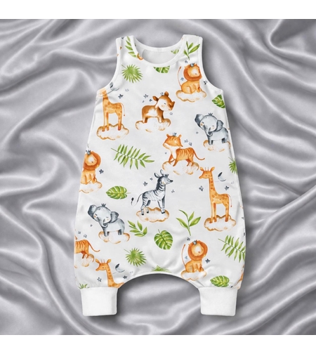 бебешки спален чувал с крачета животните от Африка