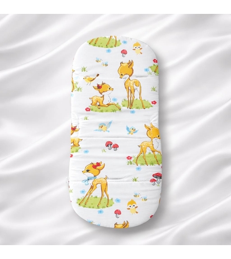 подложка за бебешка количка със сърничка