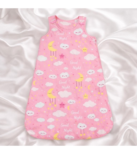 бебешко чувалче за сън розови облаци