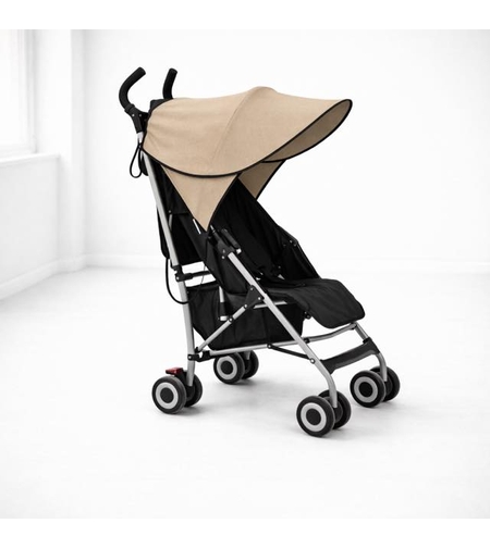 бежов сенник за бебешка количка