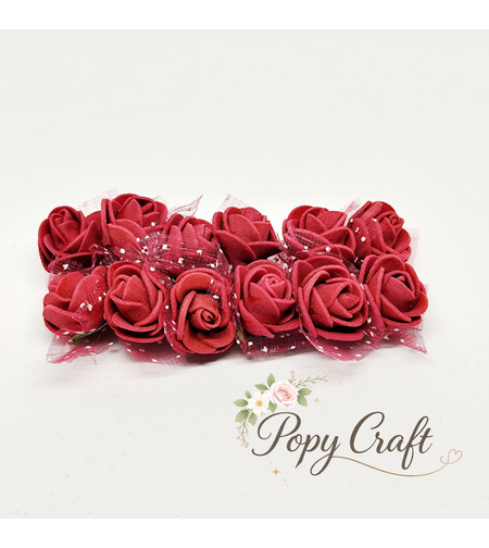 Рози фоам Червен