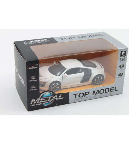 Метална количка Audi R8 - Детска играчка за момчета