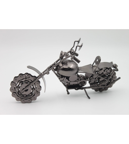 Мотоциклет от метални части