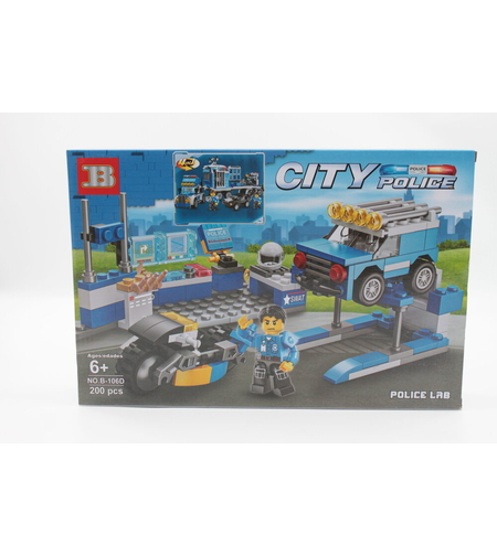Конструктор - City Police полицейска лаборатория B-106D