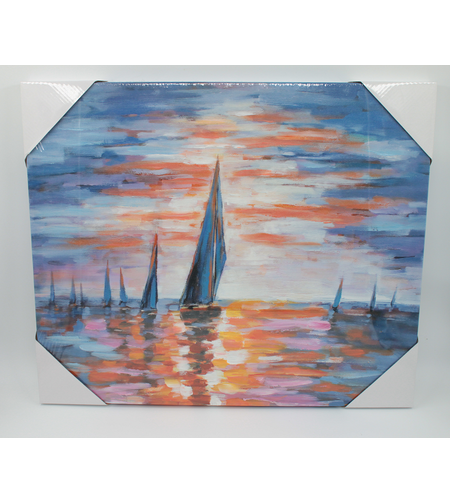 Картина масло - Лодки