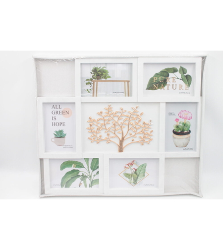 Рамка за 6 снимки - Дърво