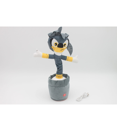 Играчка Соник - герой Силвър - пееща и танцуваща 35см