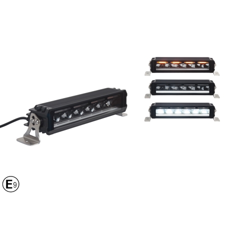 30.5 cm / 12 Инча 12V - 24V Висококачествен Led Bar Лед Бар Диоден Прожектор с бяла DRL габаритна светлина и оранжева аварийна блиц 4800LM