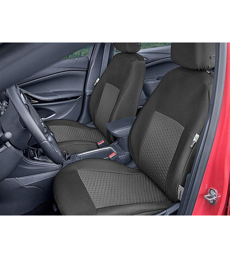 Пълен Комплект Тапицерия Kegel за предни+задни седалки на Skoda Yeti 2013-2017 Черна Текстил