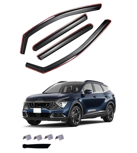 Комплект от 4бр. ветробрани за KIA SPORTAGE V 5 врати Къса база (SHORT WHEEL) след 2021