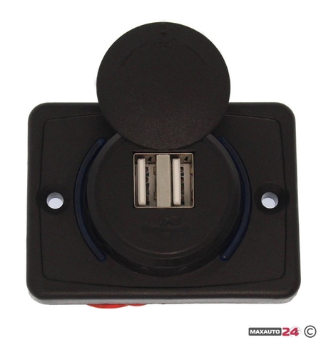 ДВОЕН USB ПОРТ 12-24V - W05237