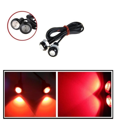 Комплект дневни DRL LED Eagle Eye червени светлини 12V, 2 бр.