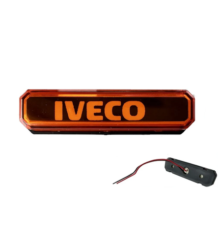 LED габарит оранжева светлина с надпис – 12V/24V