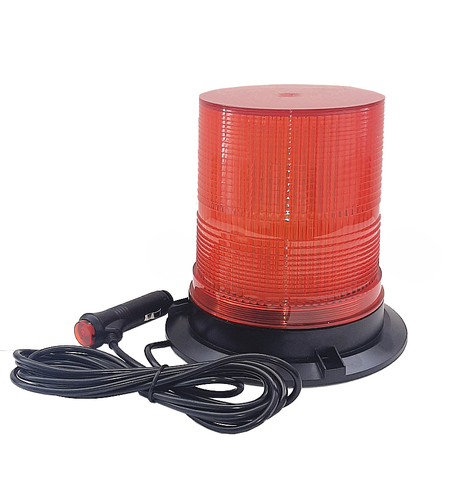 80 LED Лед Сигнална Лампа XL 17cm Аварийна Маяк Буркан 12V 24V С Болтово Захващане