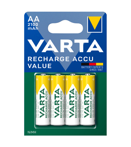 Алкална Батерия VARTA VALUE Accu AA 2100 mAh