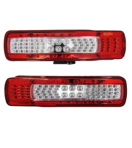 Комплект LED Лед Стопове Диодни със Светлина За Номер Зумер Заден Ход 24V За Волво Volvo FH4 2013+