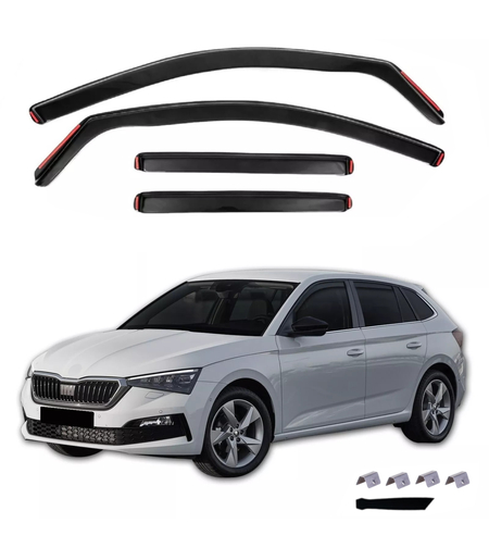 Комплект от 4бр. ветробрани за SKODA SCALA - 2019+