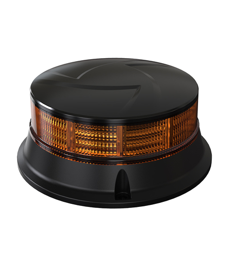 19W Лед Led Диодна Въртяща се Сигнална Аварийна Лампа Маяк Буркан за Пътна Помощ Платформа 12V - 24V