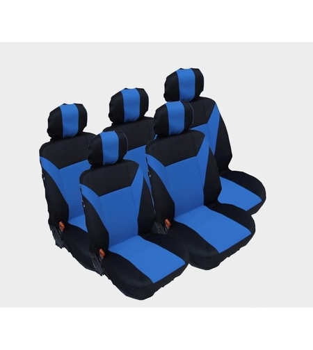 Калъфи тапицерия за Ford S-MAX C-MAX, VW Touran, Sharan, Toyota Corolla Verso, Син цвят