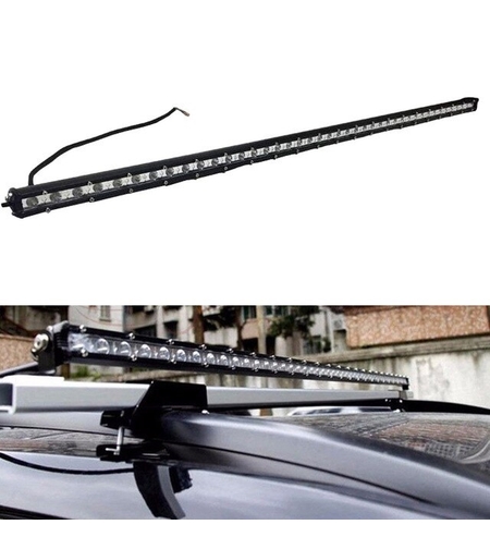 112см 126W Slim Слим Едноредов Мощен Led Bar Лед Диоден Бар Прожектор 12-24V