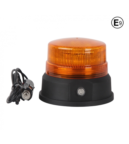 Wireless LED Лед Аварийна Лампа, Безжична, Акумулаторна, Сигнална, Диодна , Буркан, 12V, 24 Диода, Презареждаща се Батерия, Магнит, Е-Mark