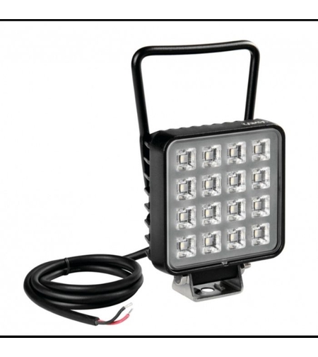 16W 1380lm LED ЛЕД Диоден Фар Работна Лампа Прожектор С Дръжка и Ключ