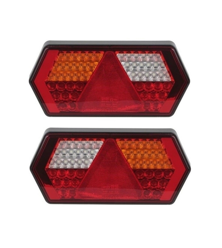 Комплект LED ЛЕД Диодни Стопове, Неон, Динамичен Мигач, 6 Функции, 12/24V