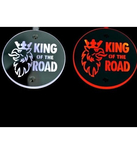 Комплект от 2бр Светодиодни LED Лед Габарити Обеци 24V бяло-червено King