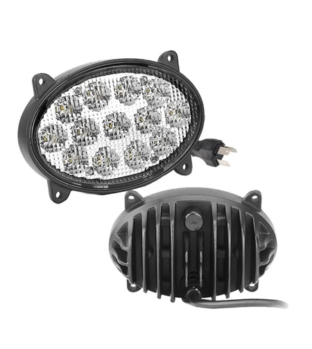 65W LED фар - разпръскваща светлина - подходящ за трактор, комбайн, джип, ATV, камион - светлини за мъгла - 13.5см елипса - 13 ЛЕД диода
