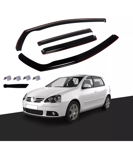 Комплект от 4бр. ветробрани за VW GOLF 5 5 врати Хечбек HTB 2003 - 2008